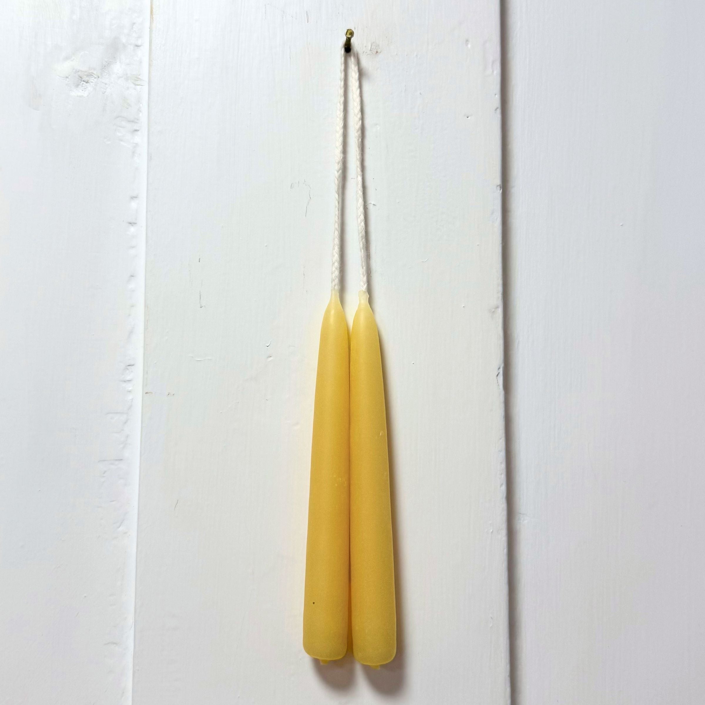 cumbria candles - spell/tree/chime pure beeswax candles - winter's moon