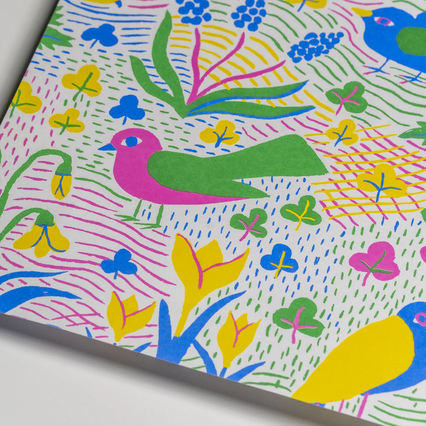 ‘Spring Pattern’ Wrapping Paper - Winter's Moon 