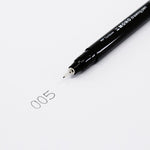 Tombow Mono Drawing Pen 005 - Black - Winter's Moon 