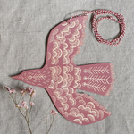 Plywood Hanging Blackbird - 4 colours - Winter's Moon 