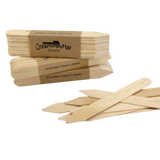 Pack of 20 gardeners wooden seed labels - Winter's Moon
